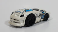 2004 Hot Wheels First Editions Dodge Neon Hardnoze MOPAR White Die Cast Toy Car Vehicle Dark Tint Version