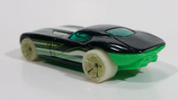 2014 Hot Wheels HW Race Night Storm Fast FeLion Metalflake Midnight Green Die Cast Toy Car Vehicle