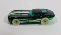 2014 Hot Wheels HW Race Night Storm Fast FeLion Metalflake Midnight Green Die Cast Toy Car Vehicle