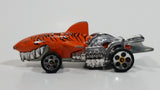 2008 Hot Wheels Street Beasts Sharkruiser Orange Die Cast Toy Car Shark Shaped Vehicle