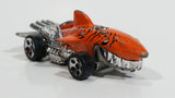 2008 Hot Wheels Street Beasts Sharkruiser Orange Die Cast Toy Car Shark Shaped Vehicle