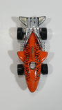 2008 Hot Wheels Street Beasts Sharkruiser Orange Die Cast Toy Car Shark Shaped Vehicle