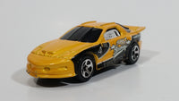 2003 Hot Wheels B-Day Pontiac IROC Firebird Metallic Yellow Pearl Die Cast Toy Race Car Vehicle