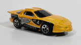 2003 Hot Wheels B-Day Pontiac IROC Firebird Metallic Yellow Pearl Die Cast Toy Race Car Vehicle