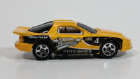 2003 Hot Wheels B-Day Pontiac IROC Firebird Metallic Yellow Pearl Die Cast Toy Race Car Vehicle