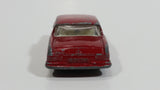 Vintage 1960s Lesney Matchbox Series No. 53 Mercedes-Benz 220 SE Dark Red Die Cast Toy Car Vehicle with Opening Doors