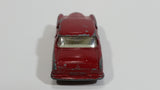 Vintage 1960s Lesney Matchbox Series No. 53 Mercedes-Benz 220 SE Dark Red Die Cast Toy Car Vehicle with Opening Doors