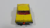 Vintage 1965 Lesney Matchbox Series Chevrolet Impala Taxi Cab No. 20 Yellow Die Cast Toy Car Vehicle