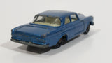 Vintage 1968 Lesney Matchbox Series Mercedes 300 SE Blue Die Cast Toy Car Vehicle with Opening Doors and Trunk