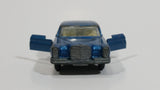 Vintage 1968 Lesney Matchbox Series Mercedes 300 SE Blue Die Cast Toy Car Vehicle with Opening Doors and Trunk