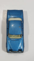 Vintage 1968 Lesney Matchbox Series Mercedes 300 SE Blue Die Cast Toy Car Vehicle with Opening Doors and Trunk