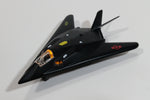 Fun Stuff USA Military Black Stealth Bomber Airplane Pull Back Friction Motorized and Light Up Die Cast Toy Aircraft Army Vehicle