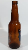 Labatt Blue Pilsner NHL Ice Hockey Stanley Cup Champions New York Rangers 8 3/4" Tall Amber Glass Beer Bottle