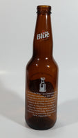 Labatt Blue Pilsner NHL Ice Hockey Stanley Cup Champions Detroit Red Wings 8 3/4" Tall Amber Glass Beer Bottle