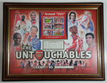 2004 The Untouchables Limited Edition Arsenal Football Soccer Club Framed Team Collage #372 of 2004 Sports Collectible 13 1/2" x 17 1/2"