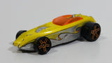 2007 Hot Wheels All Stars Shredded Yellow Die Cast Toy Race Car Vehicle