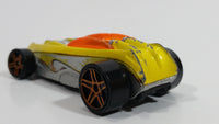 2007 Hot Wheels All Stars Shredded Yellow Die Cast Toy Race Car Vehicle