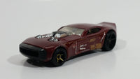 2007 Hot Wheels Nitro Door Slammer Aston Martin Burgundy Die Cast Toy Race Car Vehicle