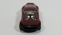 2007 Hot Wheels Nitro Door Slammer Aston Martin Burgundy Die Cast Toy Race Car Vehicle