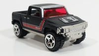 2005 Hot Wheels Hummer H3T Truck Flat Black Die Cast Toy Car Vehicle