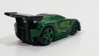 2004 Hot Wheels First Editions Tooned Toyota MR2 Green Die Cast Toy Car Vehicle