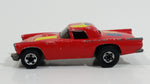 1985 Hot Wheels '57 T-Bird 1957 Ford Thunder Bird Red w/ Yellow & Blue Stripes Die Cast Toy Car Vehicle