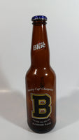 Labatt Blue Pilsner NHL Ice Hockey Stanley Cup Champions Boston Bruins 8 3/4" Tall Amber Glass Beer Bottle with Cap