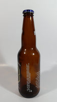 Labatt Blue Pilsner NHL Ice Hockey Stanley Cup Champions Boston Bruins 8 3/4" Tall Amber Glass Beer Bottle with Cap