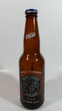 Labatt Blue Pilsner NHL Ice Hockey Stanley Cup Champions Chicago Blackhawks 8 3/4" Tall Amber Glass Beer Bottle