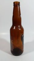 Labatt Blue Pilsner NHL Ice Hockey Stanley Cup Champions Chicago Blackhawks 8 3/4" Tall Amber Glass Beer Bottle