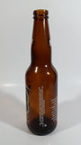 Labatt Blue Pilsner NHL Ice Hockey Stanley Cup Champions Boston Bruins 8 3/4" Tall Amber Glass Beer Bottle