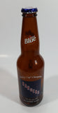 Labatt Blue Pilsner NHL Ice Hockey Stanley Cup Champions New York Rangers 8 3/4" Tall Amber Glass Beer Bottle with Cap