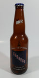 Labatt Blue Pilsner NHL Ice Hockey Stanley Cup Champions New York Rangers 8 3/4" Tall Amber Glass Beer Bottle with Cap