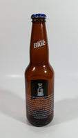 Labatt Blue Pilsner NHL Ice Hockey Stanley Cup Champions New York Rangers 8 3/4" Tall Amber Glass Beer Bottle with Cap