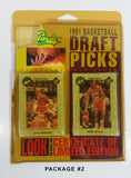 Classic Premiere Edition NBA 1991 Basketball Draft Picks 50 Card Pack with Numbered Certificate of Limited Edition - Damage to the corners of Packages