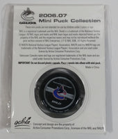 2006 - 07 The Province Time Colonist NHL Ice Hockey Mini Puck Collection Vancouver Canucks Sami Salo New sealed in Package