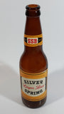 Vintage Lucky Lager Breweries SSB Silver Spring Lager Beer 9" Tall Amber Glass Beer Bottle