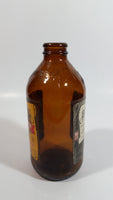 Bundaberg Ginger Beer Brewed Soft Drink 6" Tall 375mL Embossed Lettering Amber Glass Beer Bottle