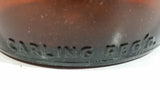 Vintage Carling Heidelberg Beer 6 1/2" Tall Amber Glass Beer Bottle