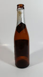 Vintage Lowenbrau Export Bier Beer 9" Tall Amber Glass Beer Bottle Munich Germany