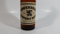 Vintage Lowenbrau Export Bier Beer 9" Tall Amber Glass Beer Bottle Munich Germany