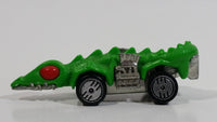 1986 Hot Wheels Speed Demons Fangster Green with Red Eyes Die Cast Toy Creature Car Vehicle - UH Wheels