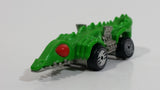 1986 Hot Wheels Speed Demons Fangster Green with Red Eyes Die Cast Toy Creature Car Vehicle - UH Wheels