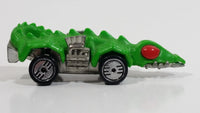 1986 Hot Wheels Speed Demons Fangster Green with Red Eyes Die Cast Toy Creature Car Vehicle - UH Wheels