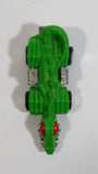 1986 Hot Wheels Speed Demons Fangster Green with Red Eyes Die Cast Toy Creature Car Vehicle - UH Wheels