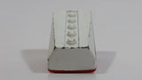 Vintage 1973 Lesney Matchbox Superfast Freeway Gas Tanker No. 63 Burmah Red and White Die Cast Toy Car Semi Trailer Fuel Hauler Vehicle