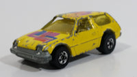 1978 Hot Wheels Flying Colors Packin' Pacer Yellow Die Cast Toy Car Vehicle - Hong Kong