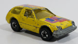 1978 Hot Wheels Flying Colors Packin' Pacer Yellow Die Cast Toy Car Vehicle - Hong Kong