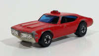 1977 Hot Wheels Olds 442 Maxi Taxi Staff Car Red Die Cast Toy Car Vehicle BW Hong Kong