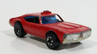 1977 Hot Wheels Olds 442 Maxi Taxi Staff Car Red Die Cast Toy Car Vehicle BW Hong Kong